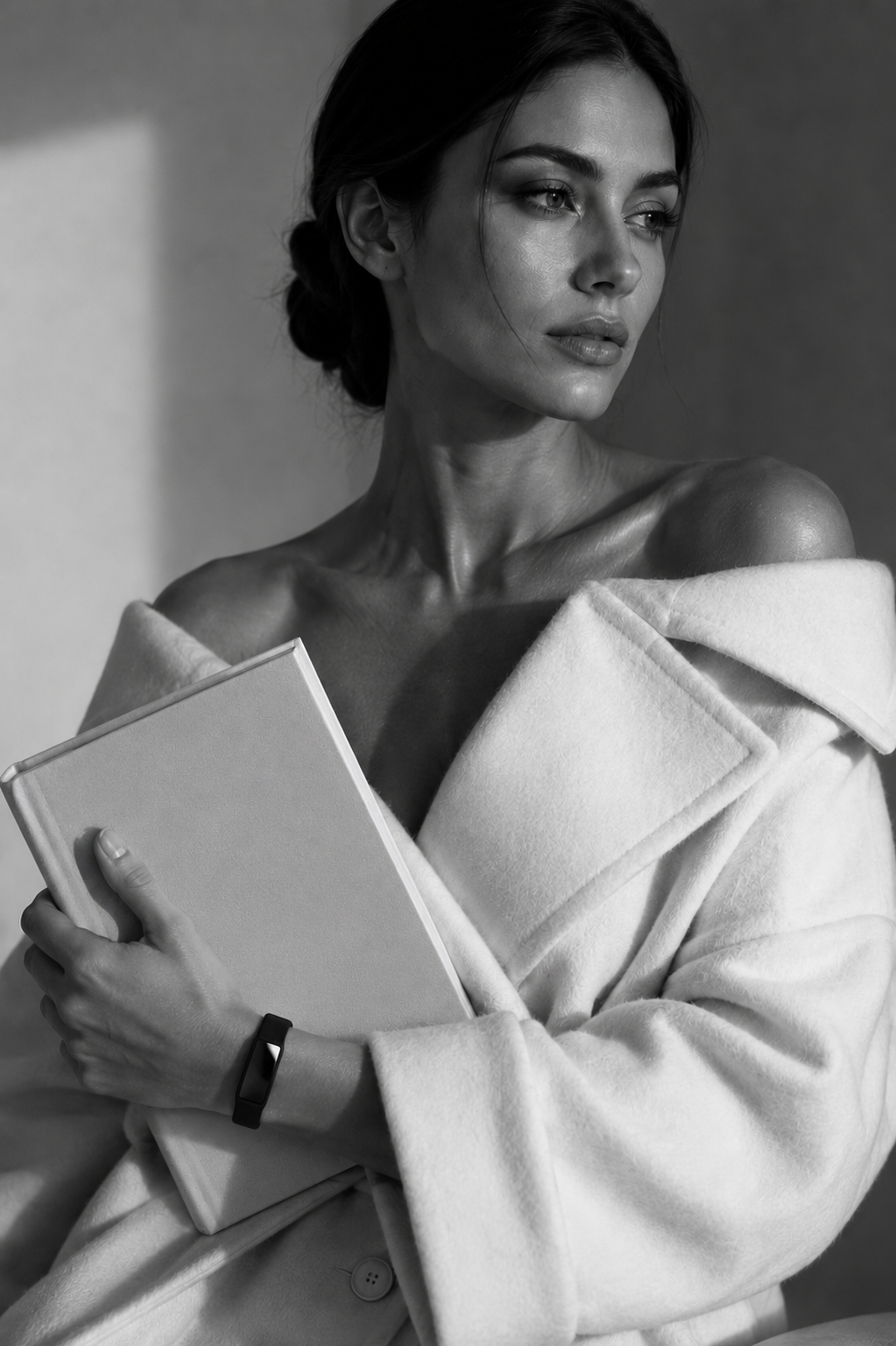 A person wearing the LumoBond band